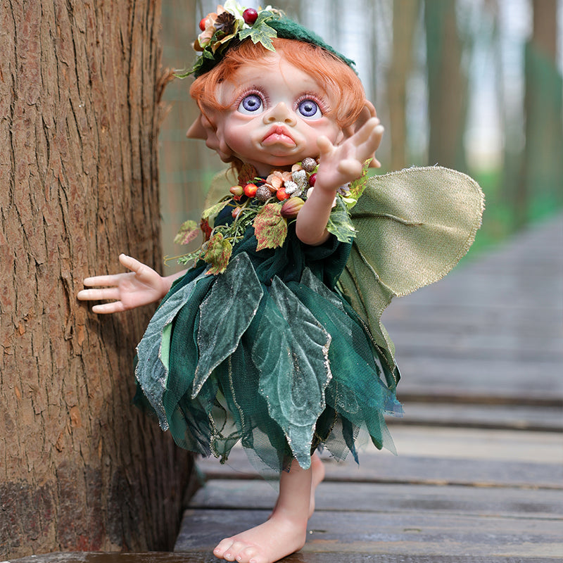 Clover 16-Inch Vinyl Forest Sprite Green Doll