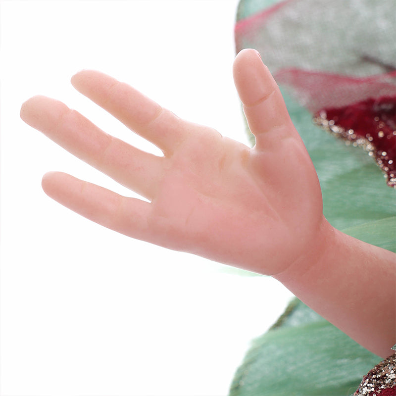 Clover 16-Inch Vinyl Forest Sprite Red-purple Doll
