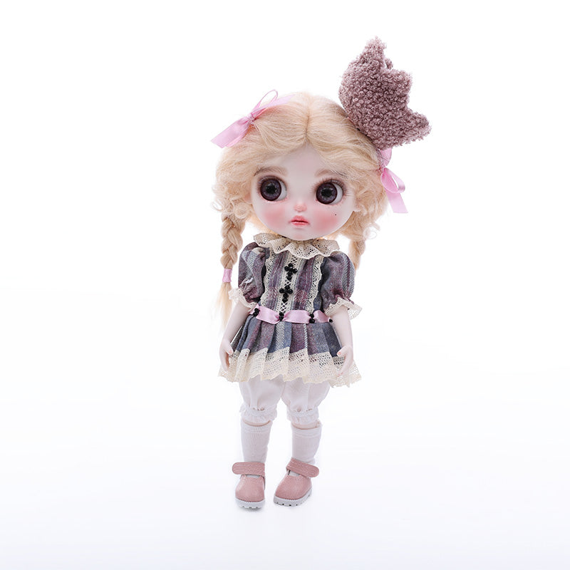 Cloveray 12-inch Big Eyes Porcelain Cute girl Doll
