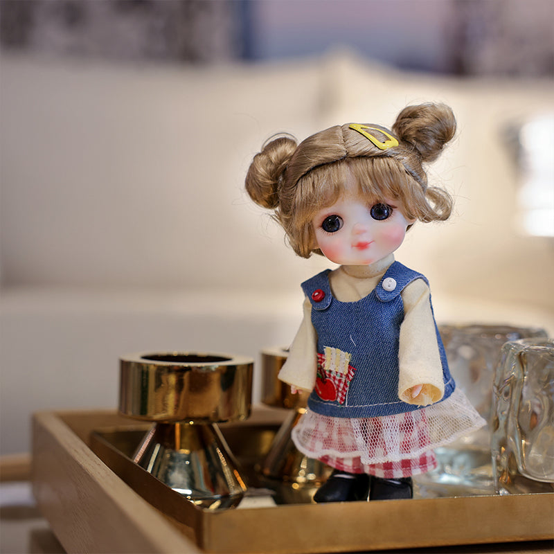Cloveray 6-Inch Porcelain Doll · Handmade Collectible Edition