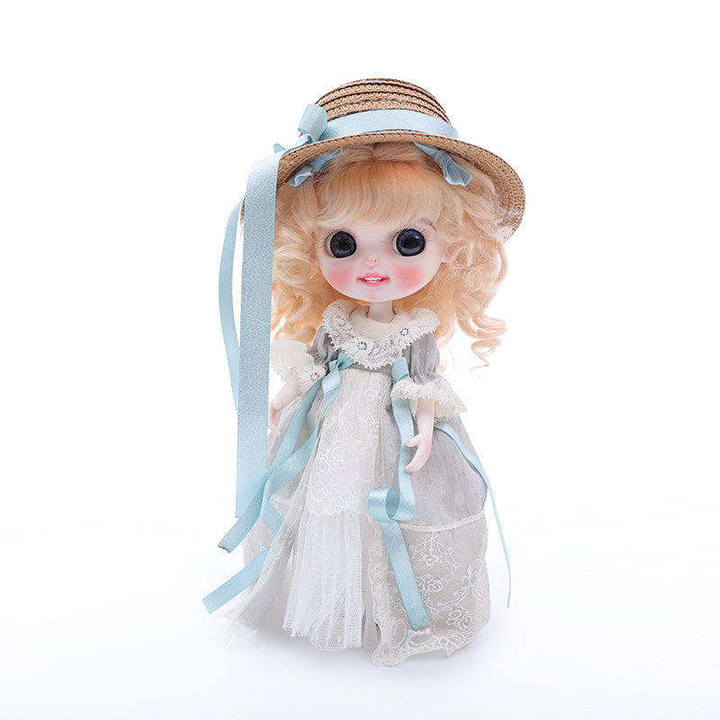 Cloveray 12-inch Big Eyes Porcelain Princess Doll with a Hat