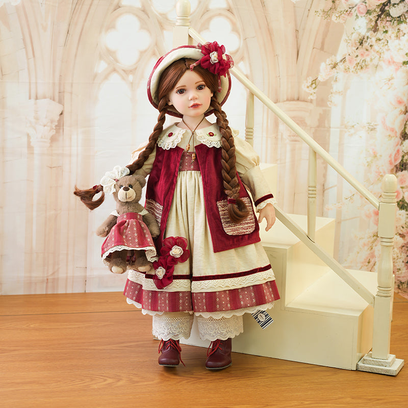 28 inch country-style doll