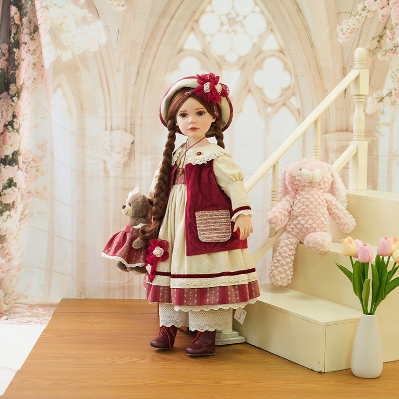 28 inch country-style doll