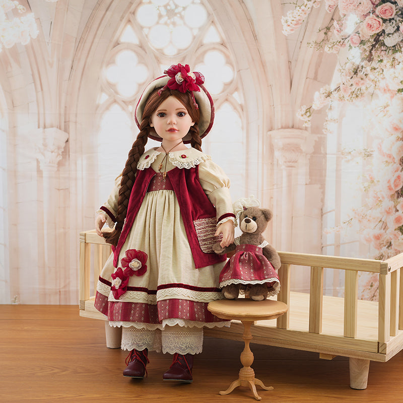 28 inch country-style doll