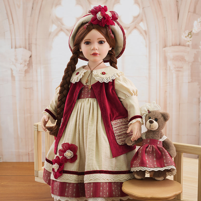 28 inch country-style doll