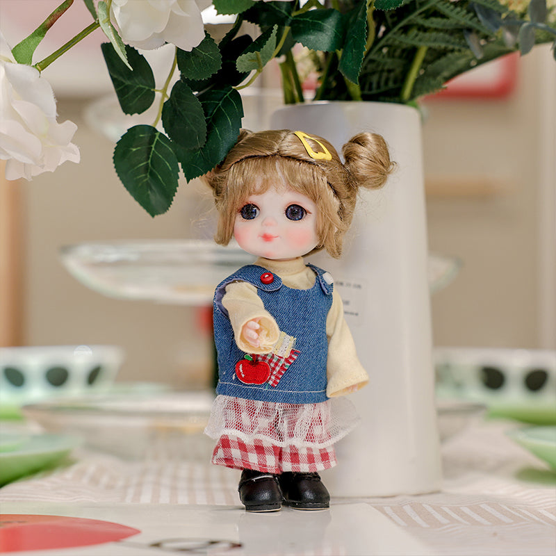 Cloveray 6-Inch Porcelain Doll · Handmade Collectible Edition