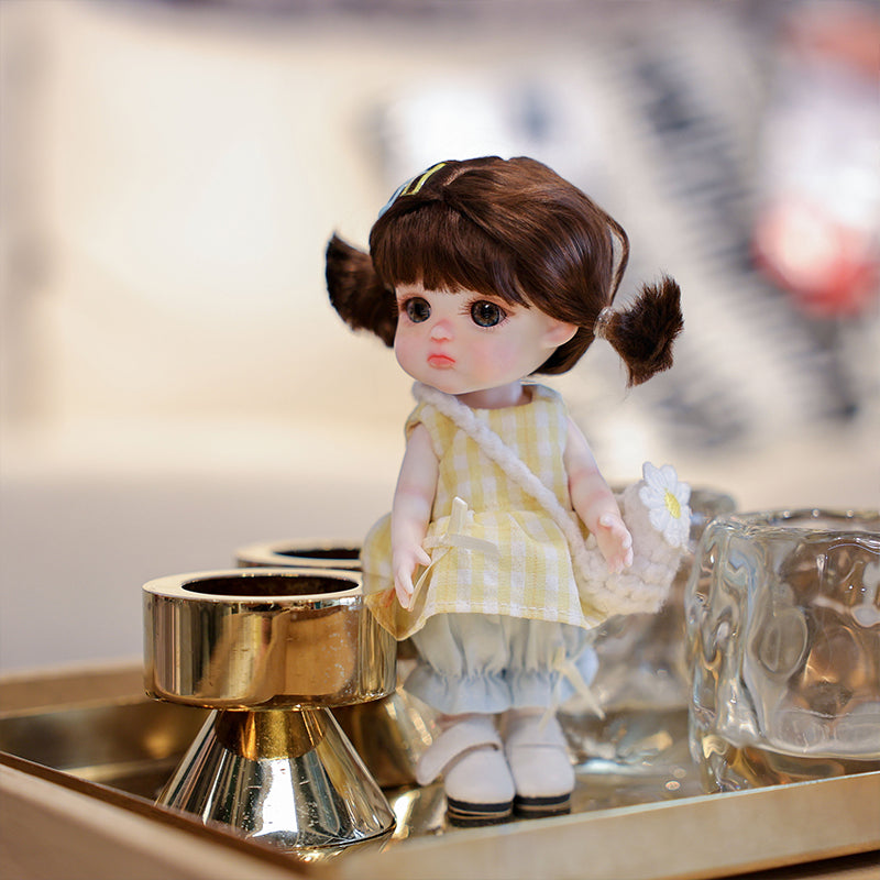 Cloveray 6-Inch Porcelain Doll · Handmade Collectible Edition