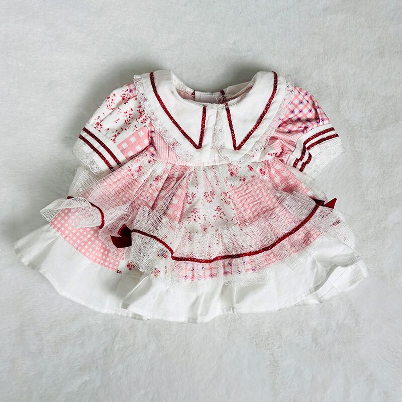 Cloveray 18-Inch Sweet & Frilly Lolita-Inspired Doll Dress Set
