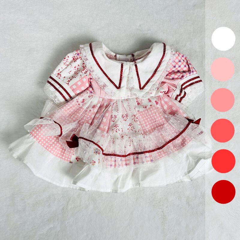 Cloveray 18-Inch Sweet & Frilly Lolita-Inspired Doll Dress Set