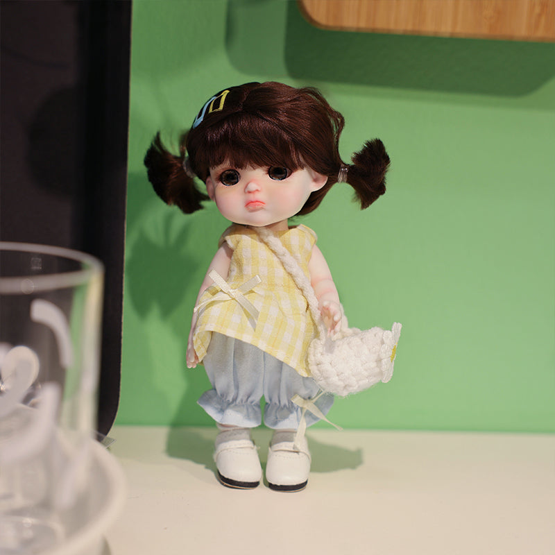 Cloveray 6-Inch Porcelain Doll · Handmade Collectible Edition
