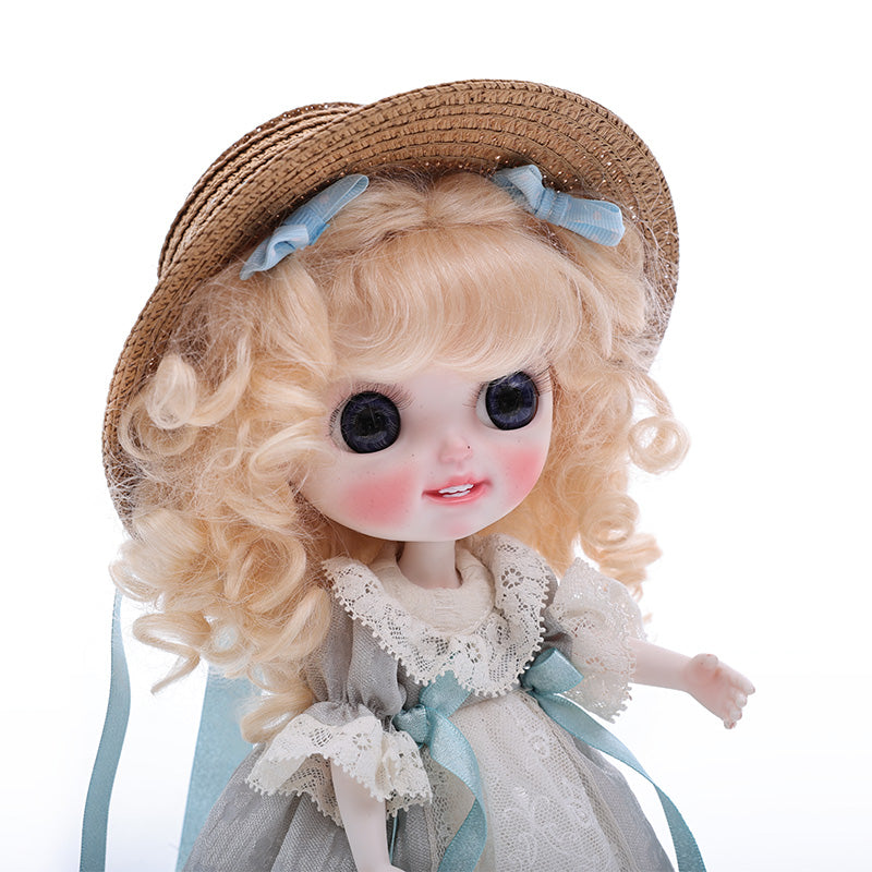 Cloveray 12-inch Big Eyes Porcelain Princess Doll with a Hat
