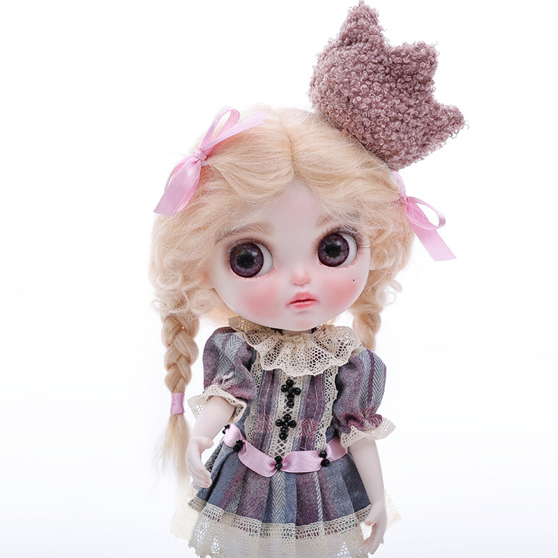 Cloveray 12-inch Big Eyes Porcelain Cute girl Doll