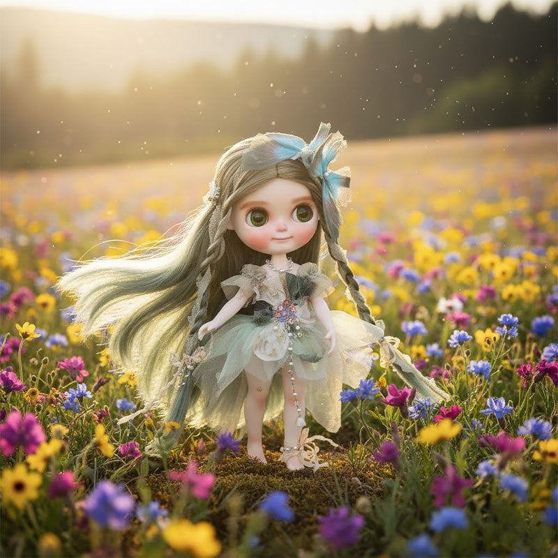 Cloveray 12-inch Forest Princess Porcelain Fairy Doll