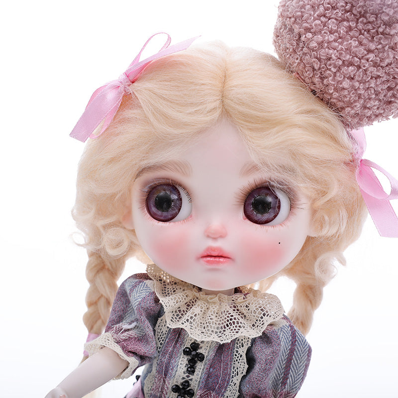 Cloveray 12-inch Big Eyes Porcelain Cute girl Doll