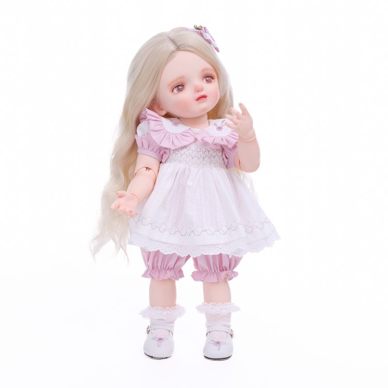 Cloveray 20 Inch Rigid Vinyl Lifelike Reborn BJD Toddler Dolls for Child Clothes