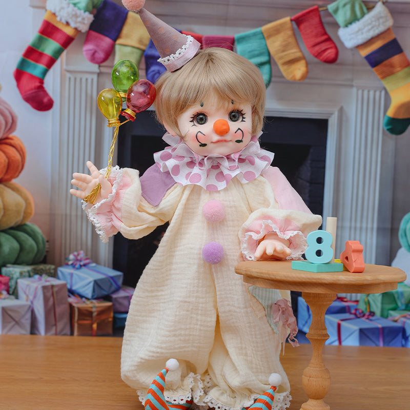 Halloween Clown Doll 18-inch Full Vinyl Reborn Doll
