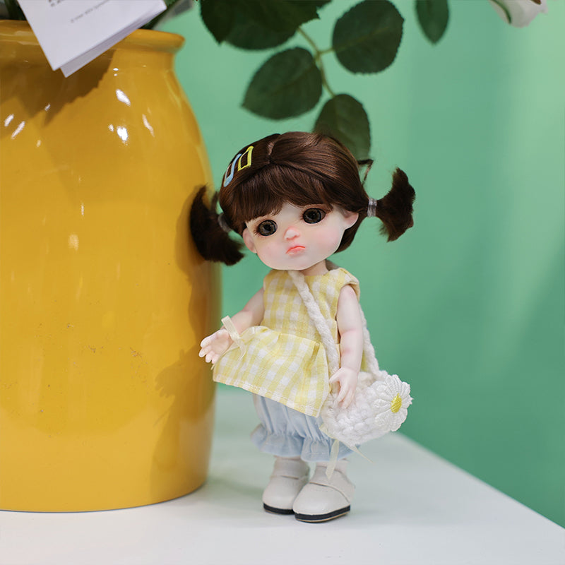 Cloveray 6-Inch Porcelain Doll · Handmade Collectible Edition
