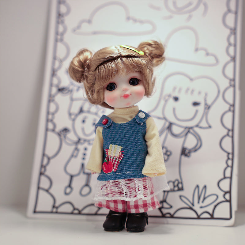 Cloveray 6-Inch Porcelain Doll · Handmade Collectible Edition