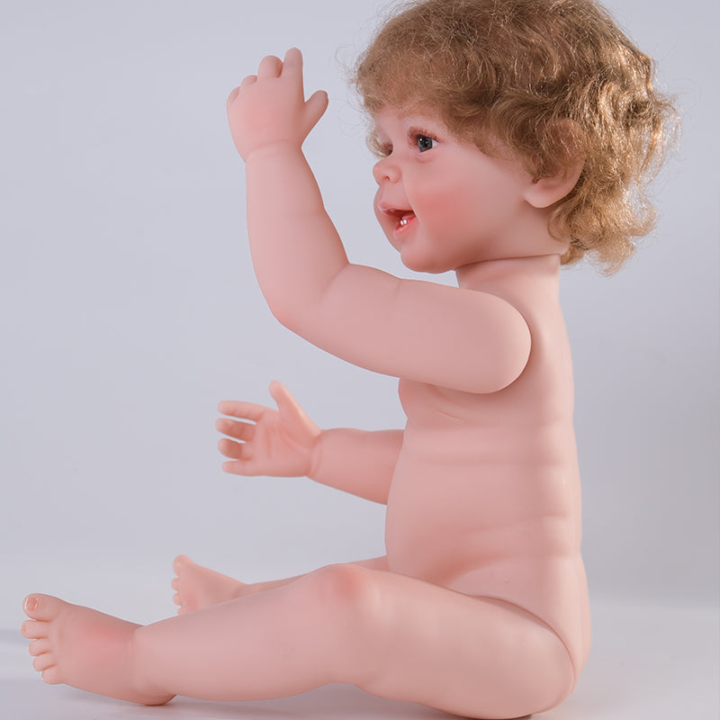 Cloveray 22-inch cute baby modelling enamel doll