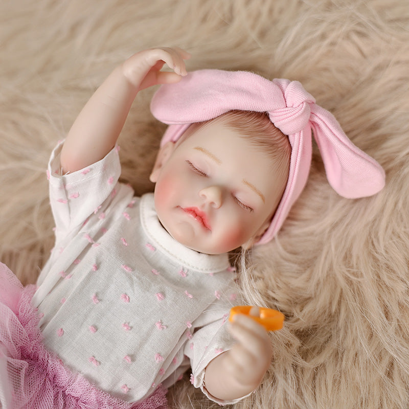 Cloveray Pink Dream Series · 12-inch Full Vinyl Reborn Doll
