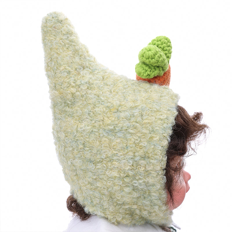 Cloveray 18 Inch Reborn Baby Doll in Floral Dress with Light Green Pixie Hood