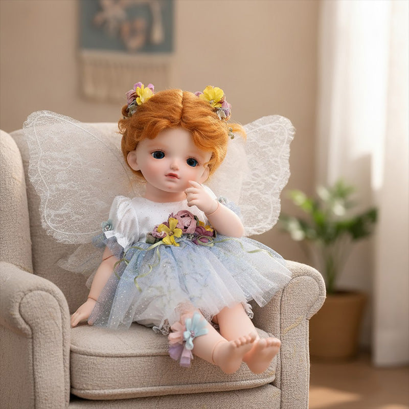 Cloveray 20 inch Adorable Vinyl BJD Girl Toddler Doll for Kids Birthday Gift