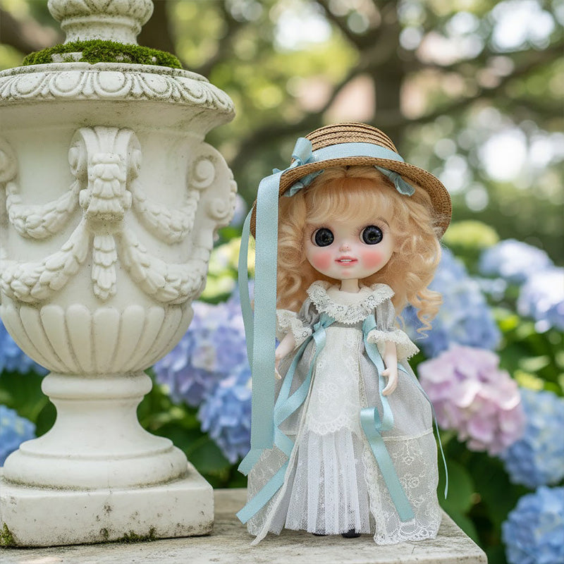 Cloveray 12-inch Big Eyes Porcelain Princess Doll with a Hat