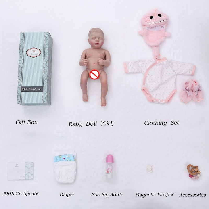 Cloveray 20'' Realistic Reborn Infant Baby Doll