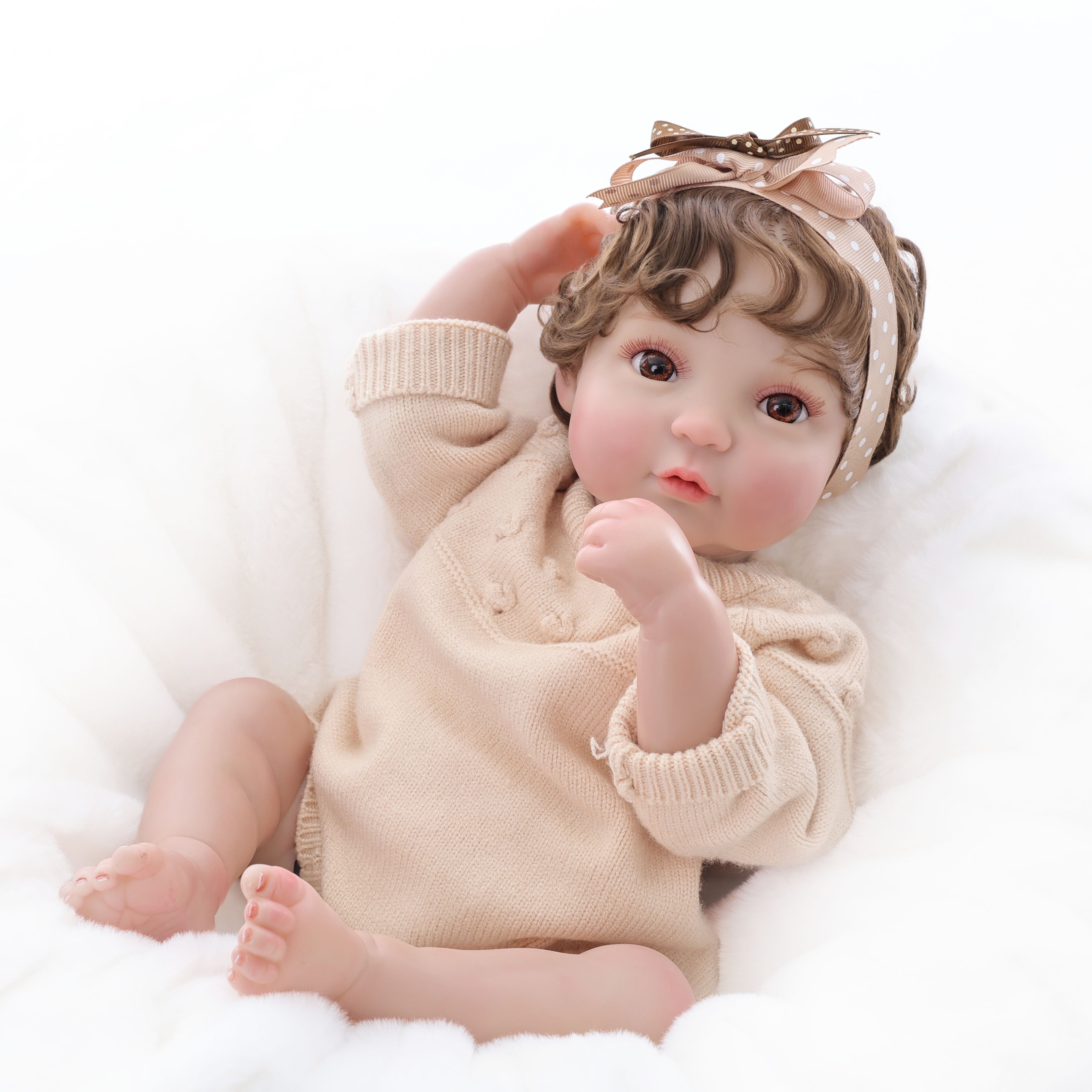 Cloveray 20inch realistic vinyl reborn doll