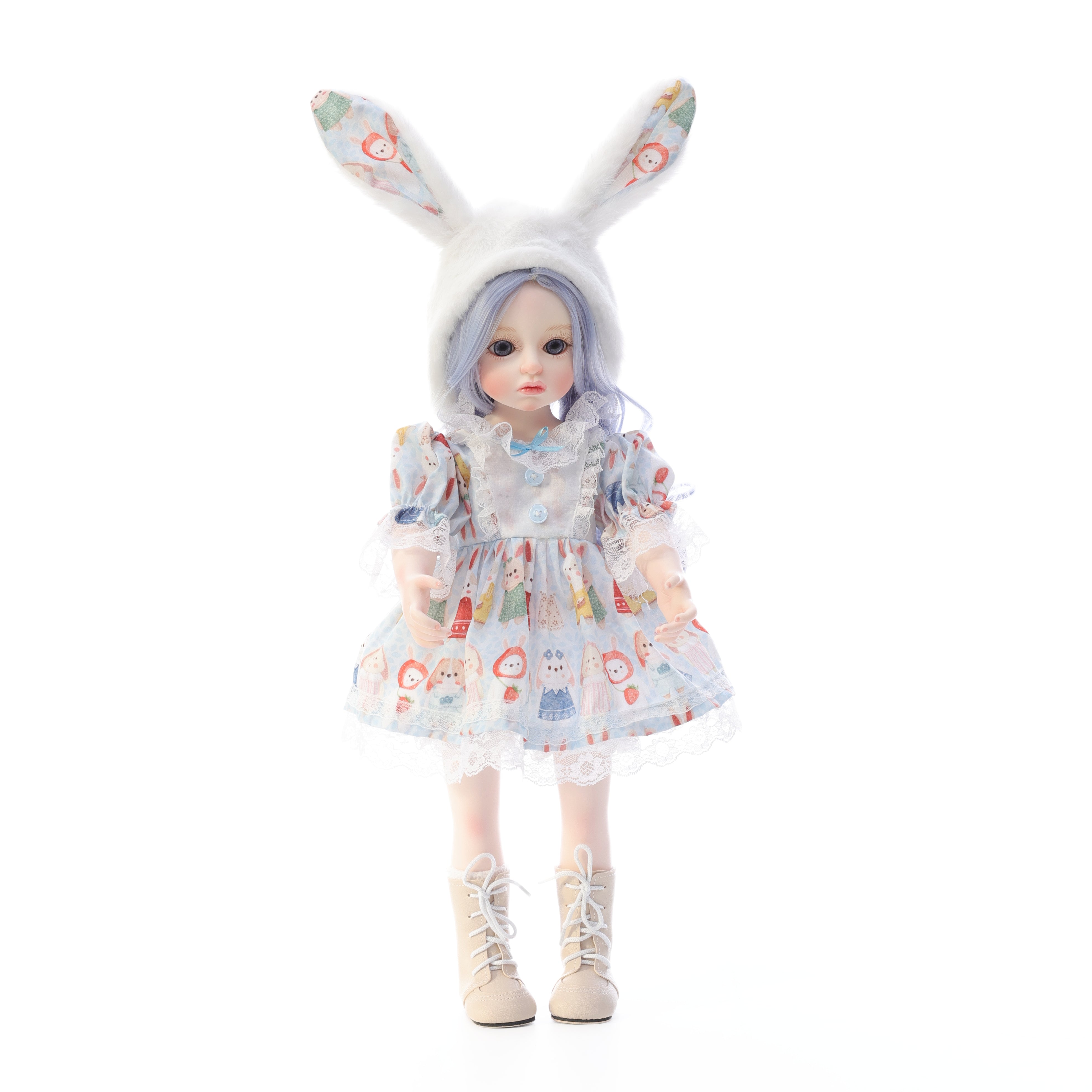 Cloveray 18-Inch Whimsical Fairy Tale Print Doll Dress