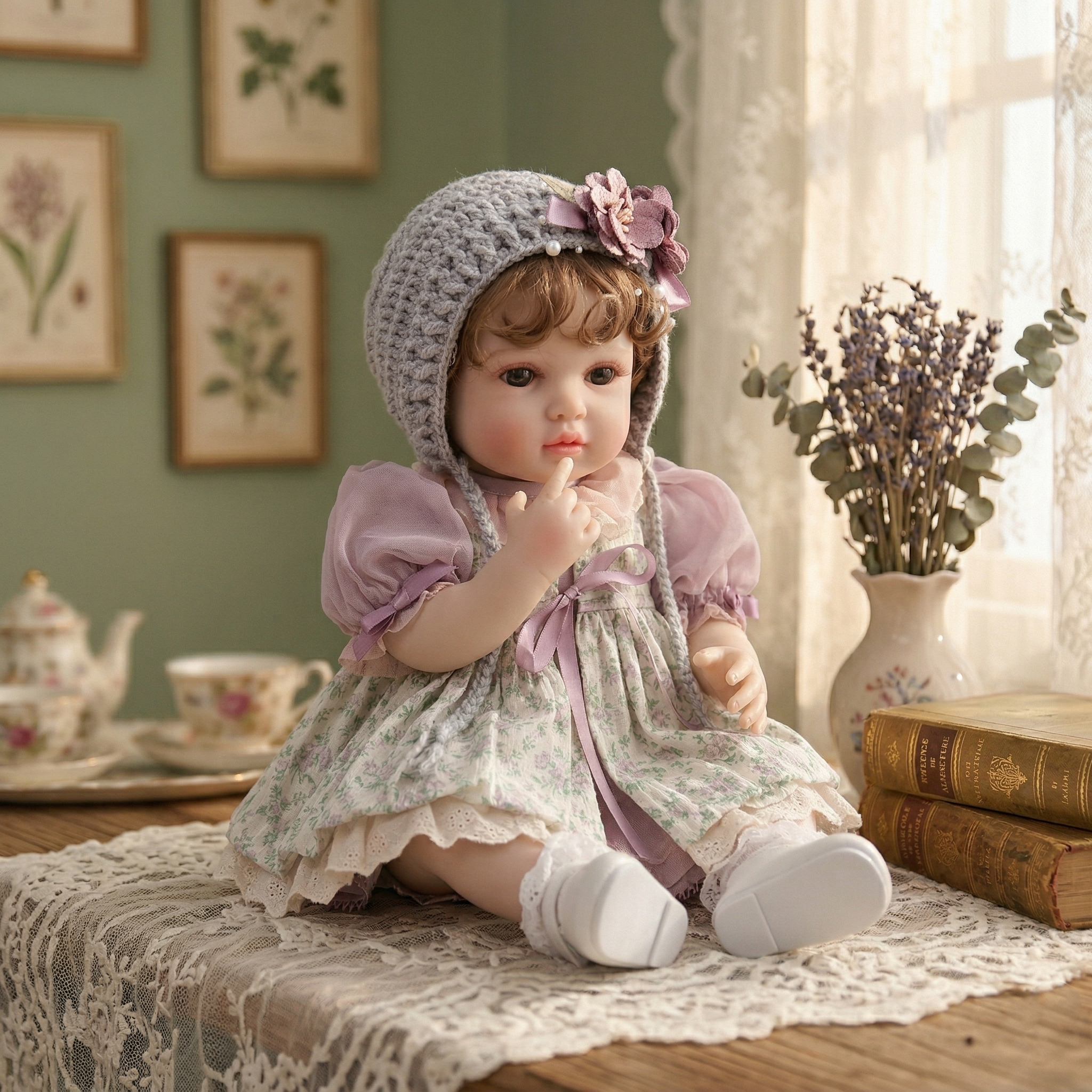 Cloveray 20inch realistic vinyl reborn doll