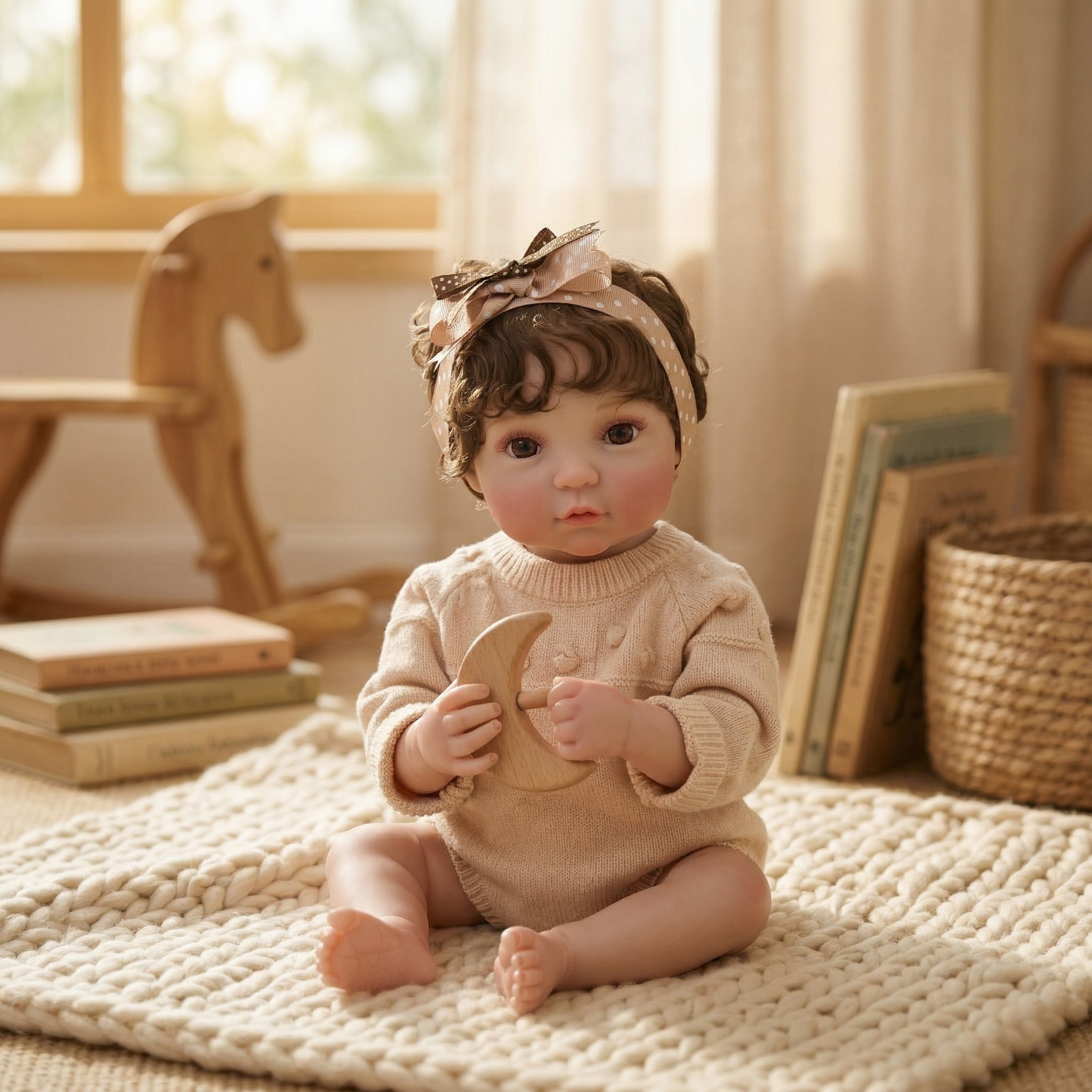 Cloveray 20inch realistic vinyl reborn doll