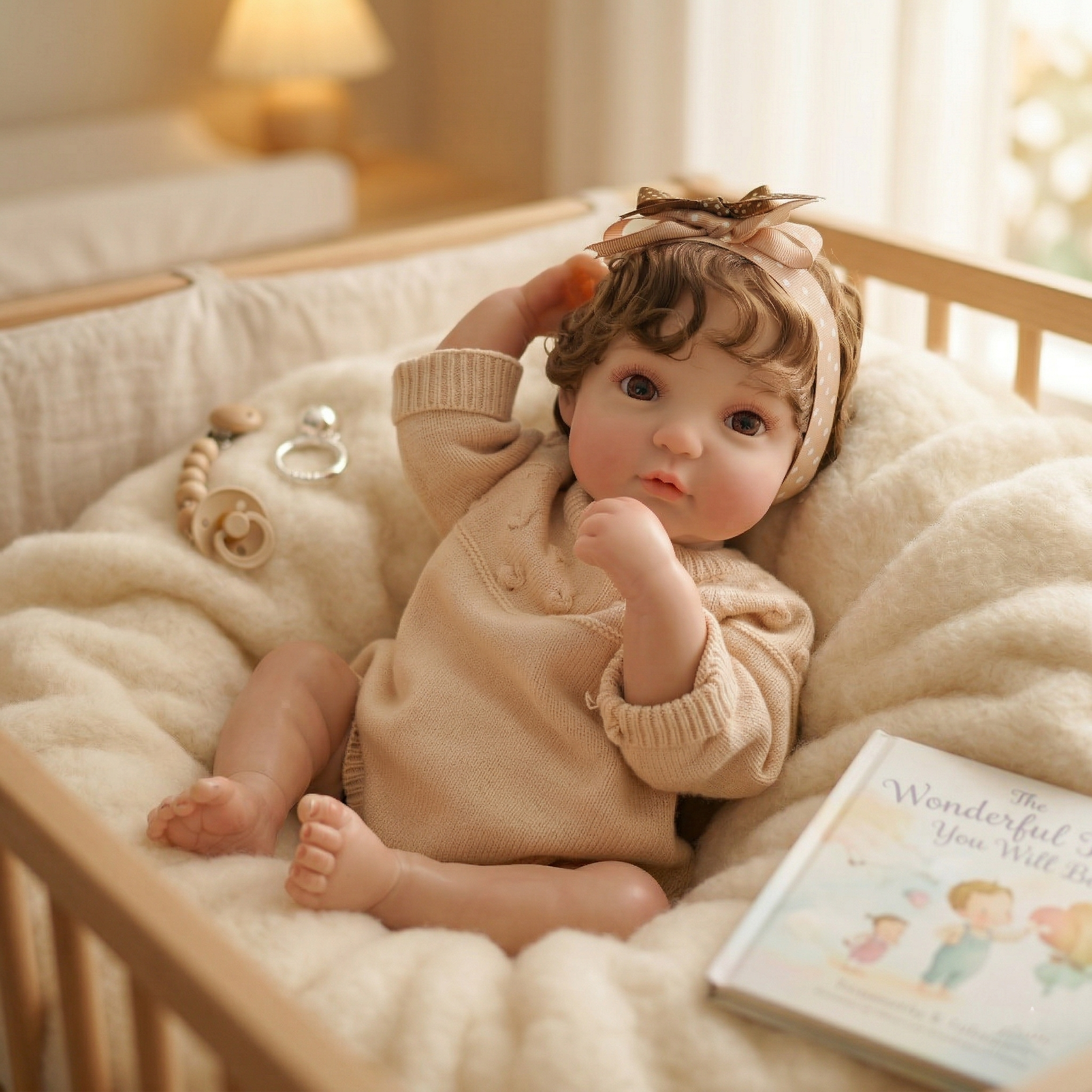 Cloveray 20inch realistic vinyl reborn doll