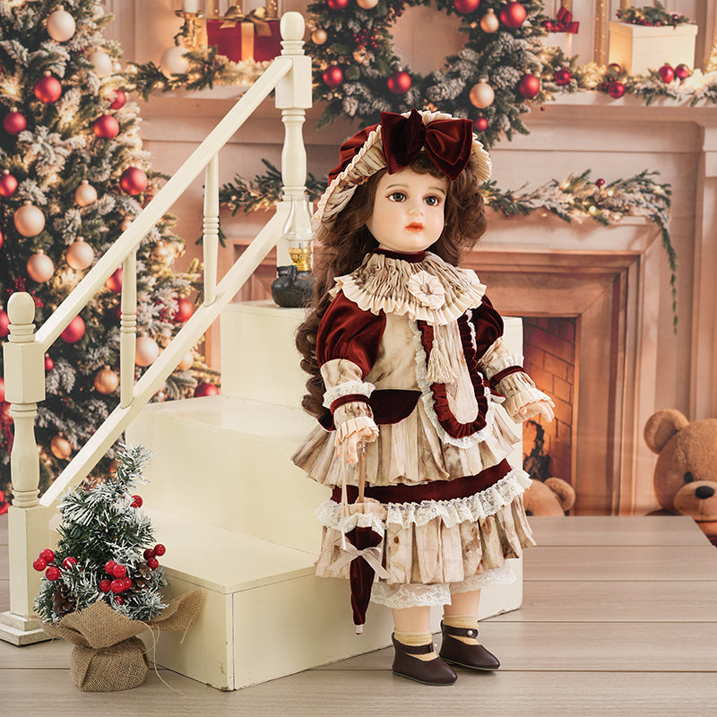 Genuine Fine Bisque Porcelain Doll