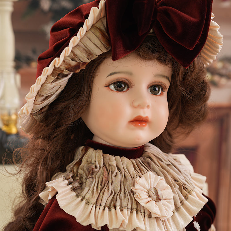 Genuine Fine Bisque Porcelain Doll