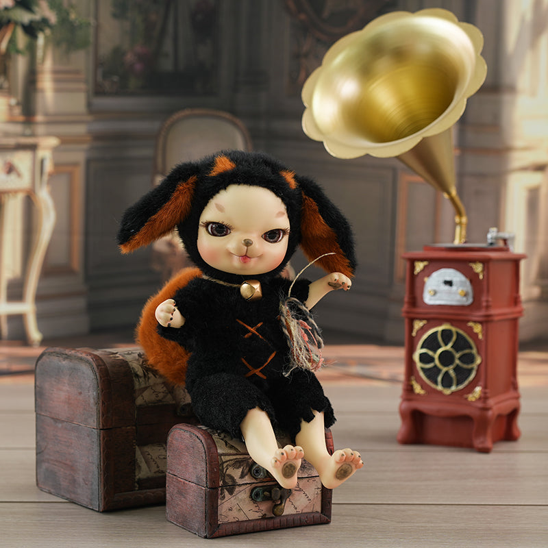 Posable Ceramic Puppy Doll BJD