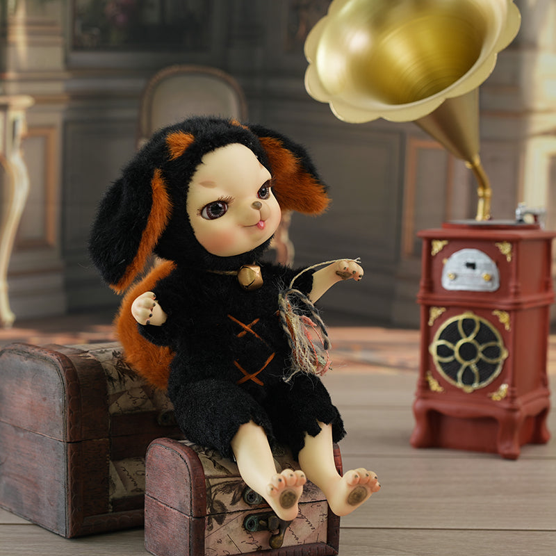 Posable Ceramic Puppy Doll BJD