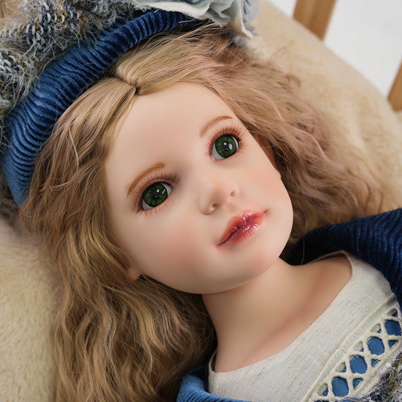 Cloveray Modern Realistic Girl Doll Toy 28 Inch Beautiful Hand-painted Adorable Doll