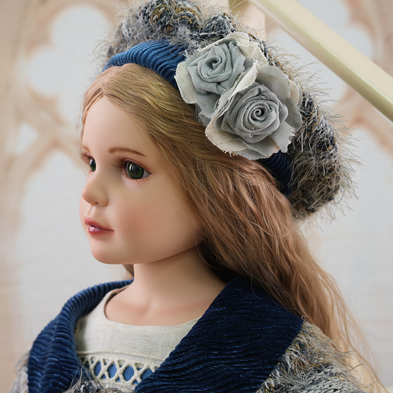 Cloveray Modern Realistic Girl Doll Toy 28 Inch Beautiful Hand-painted Adorable Doll