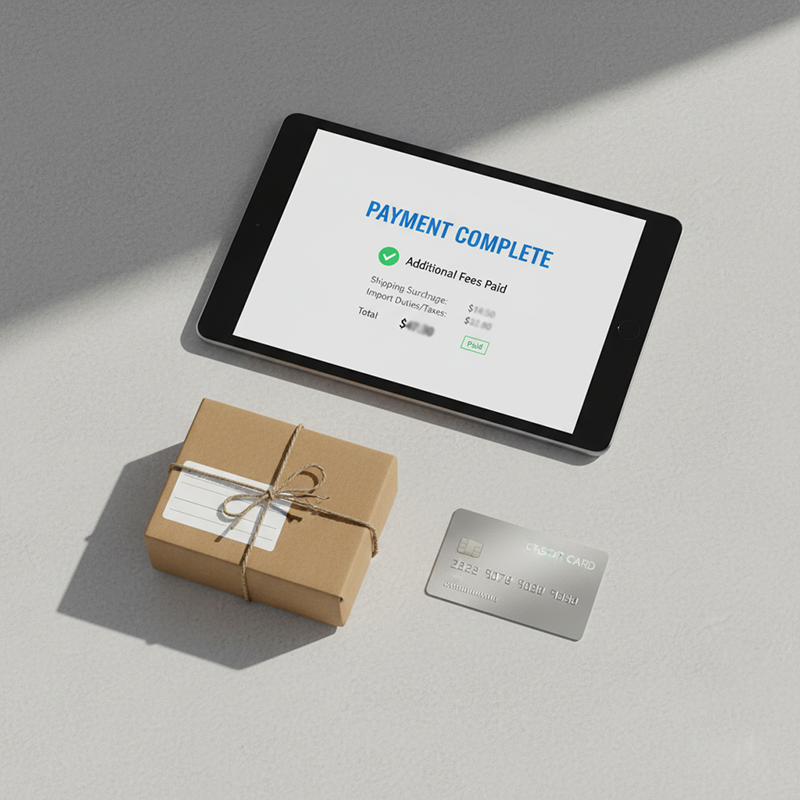 Additional fee for Tax / Shipping