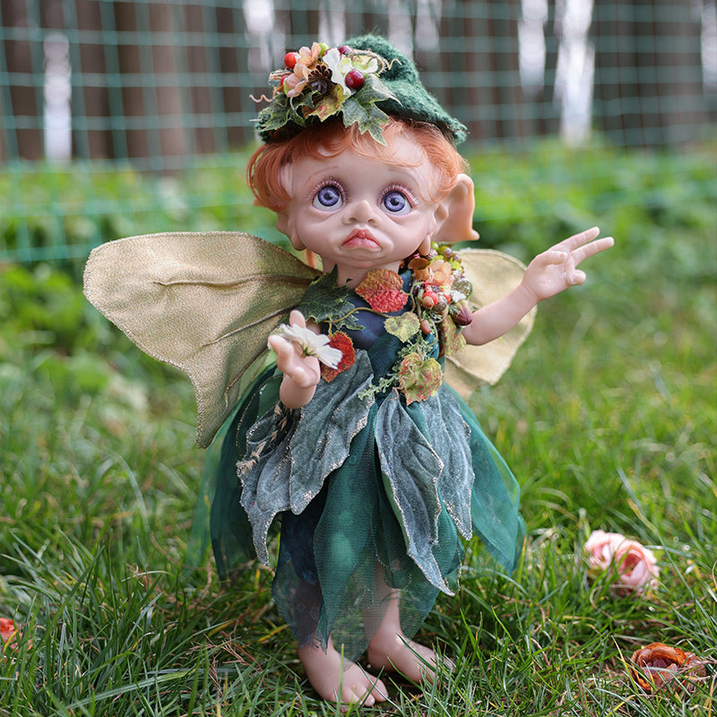 Clover 16-Inch Vinyl Forest Sprite Green Doll