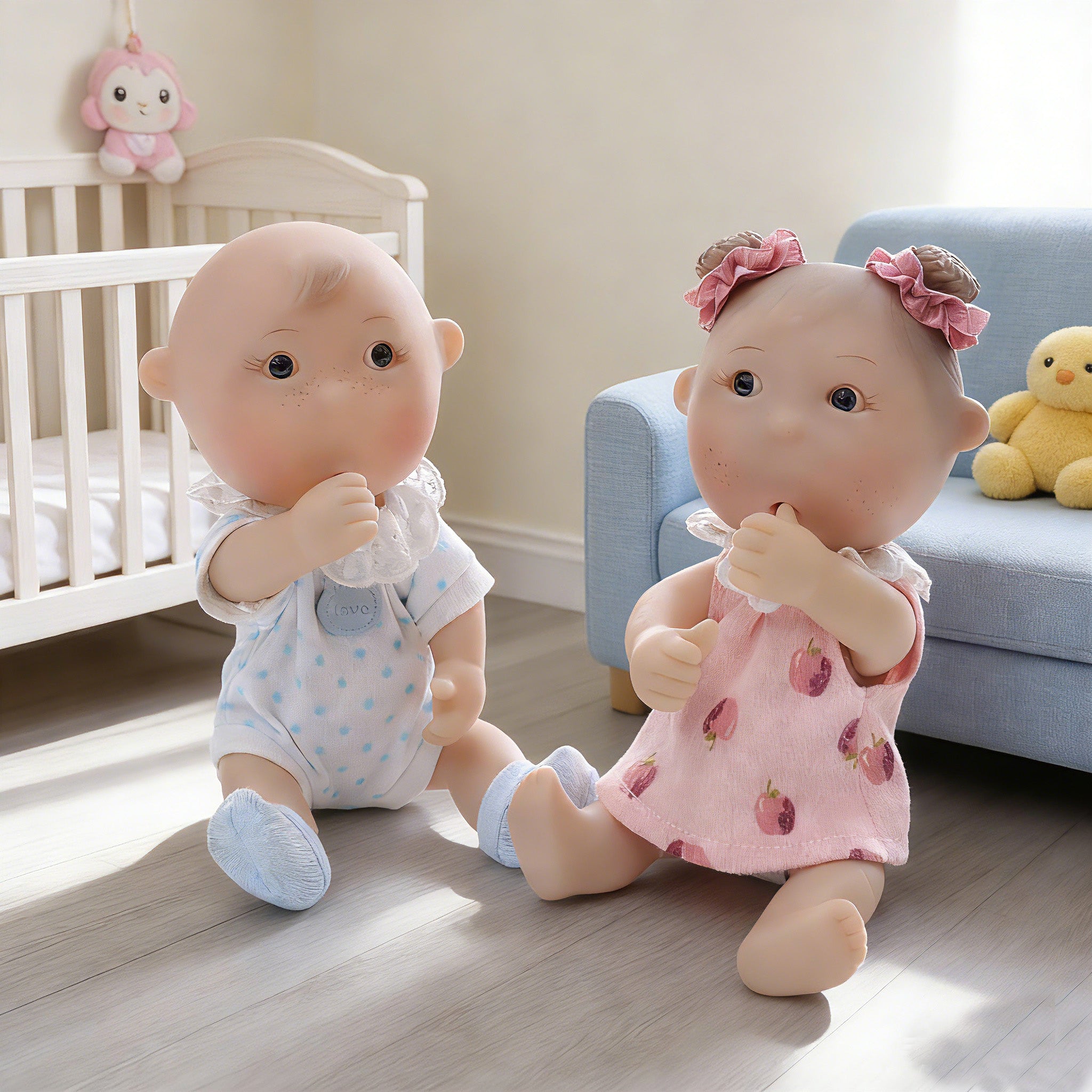 Cloveray 7-inch adorable mini  vinyl doll