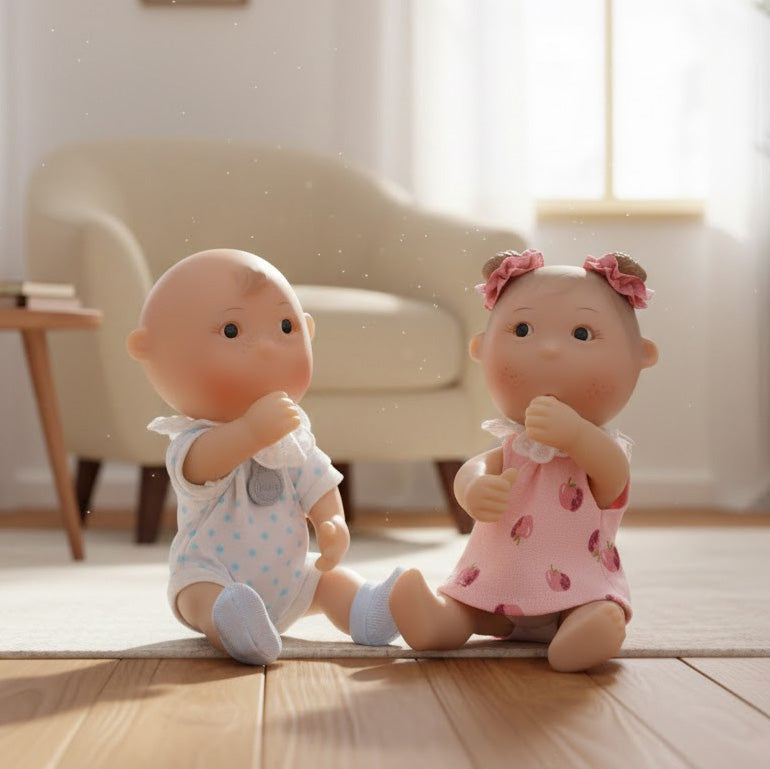 Cloveray 7-inch adorable mini  vinyl doll