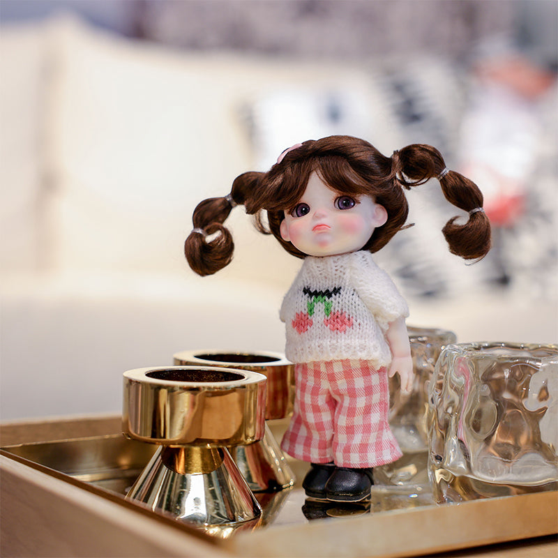 Cloveray Mini Porcelain Doll – 6 Inch Handmade Collectible