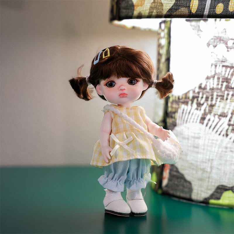 Cloveray 6-Inch Porcelain Doll · Handmade Collectible Edition