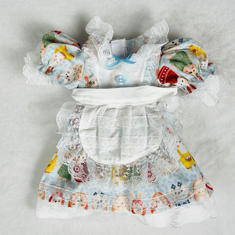 Cloveray 18-Inch Whimsical Fairy Tale Print Doll Dress