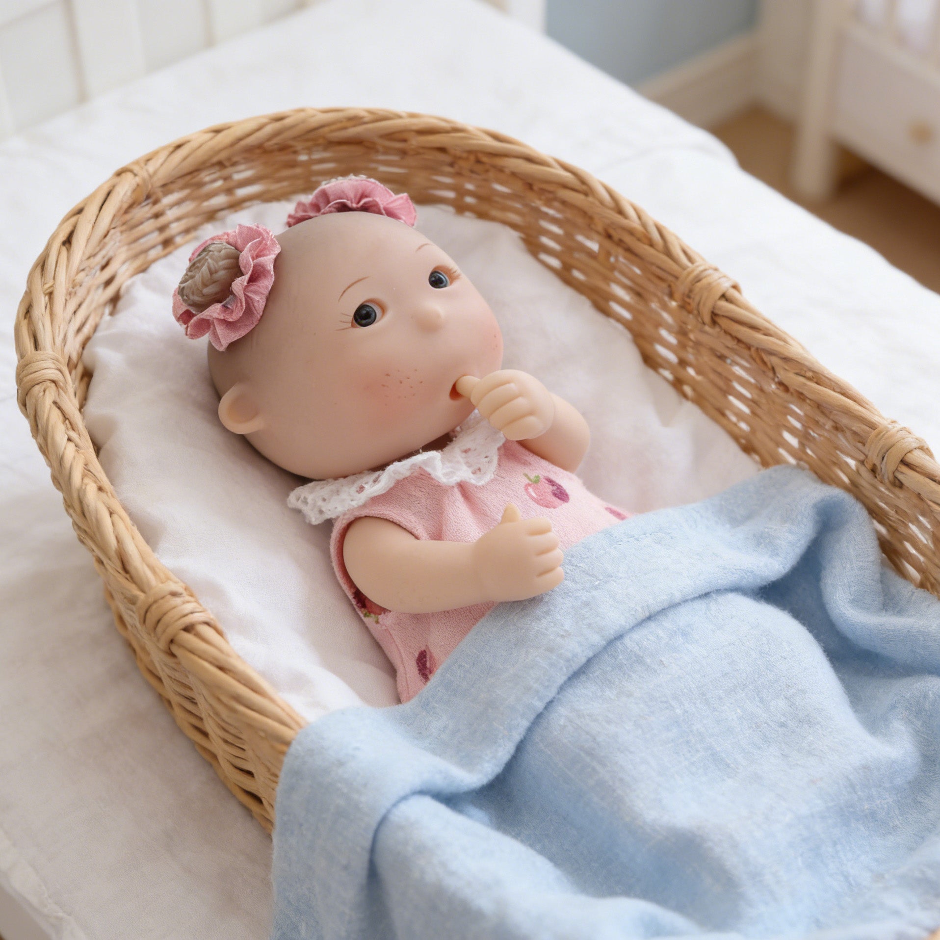 Cloveray 7-inch adorable mini  vinyl doll