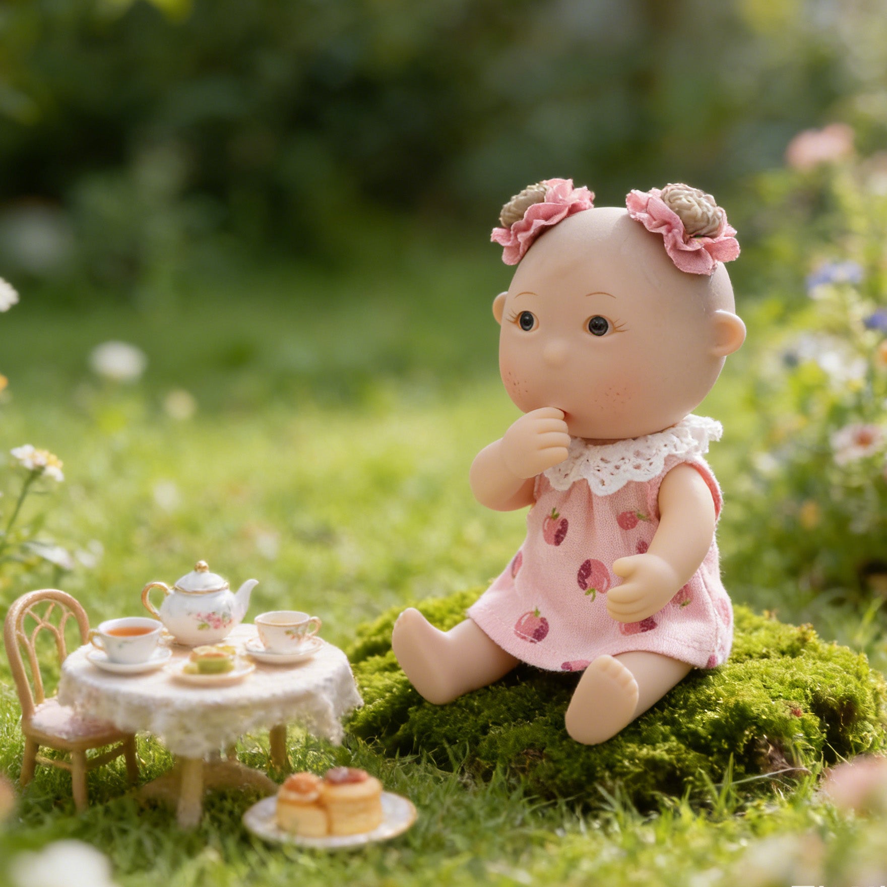 Cloveray 7-inch adorable mini  vinyl doll