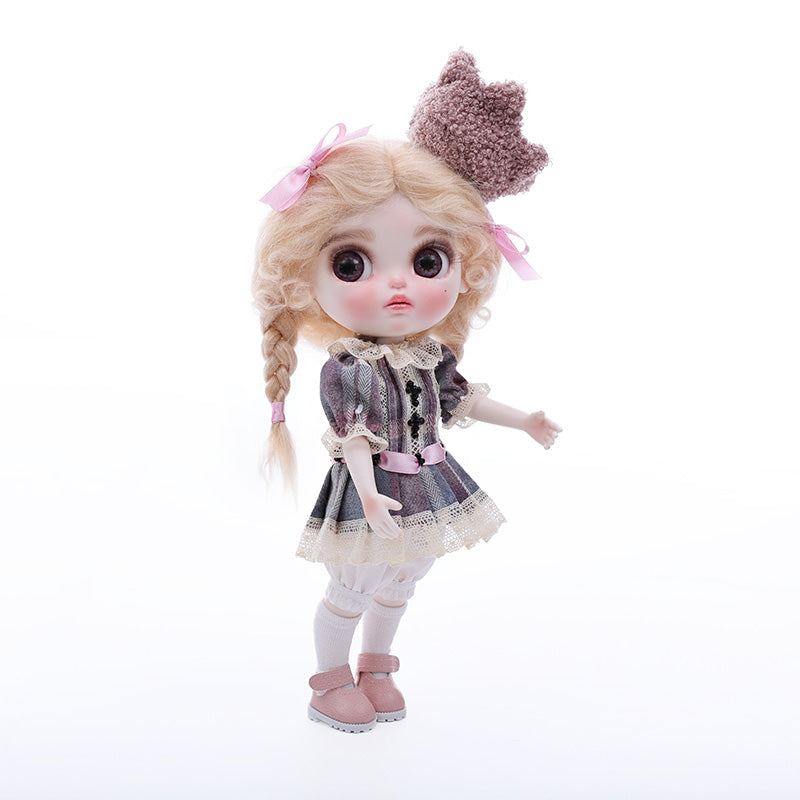 Cloveray 12-inch Big Eyes Porcelain Cute girl Doll
