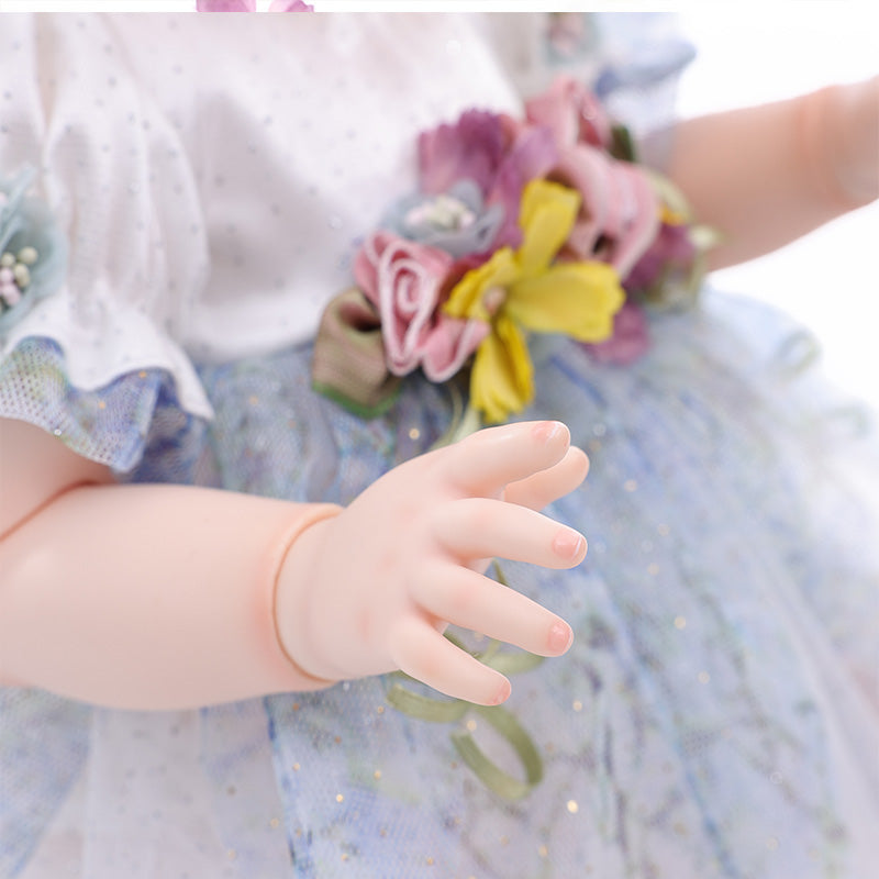 Cloveray 20 inch Adorable Vinyl BJD Girl Toddler Doll for Kids Birthday Gift
